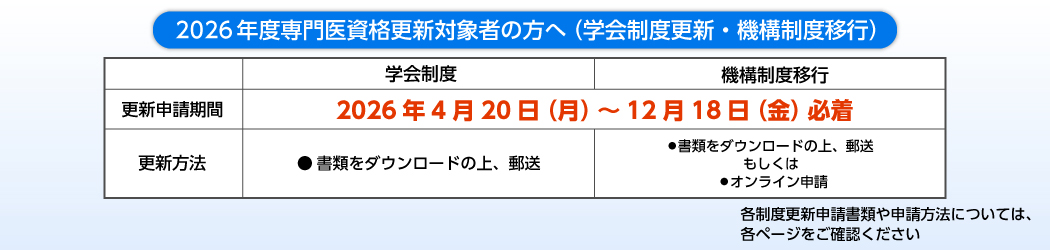皮膚科専門医 更新申請